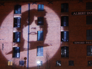 Marc Bolan at the Royal Albert Dock