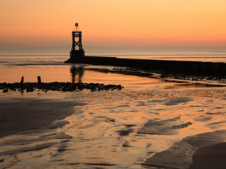 Crosby Jetty at Sunset