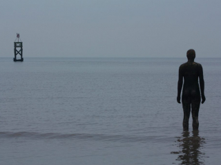 Crosby Beach in the Mist