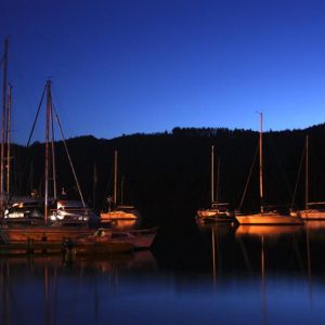 Bowness on Windermere at Night (16 x 12 inches)
