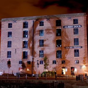 John Lennon at the Royal Albert Dock (16 x 12 inches