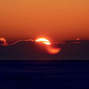 Southport Sunset (16 × 12 inches)