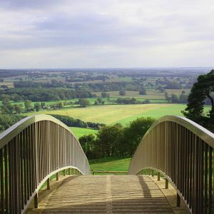 View from Beeston Castle (16 × 12 inches)