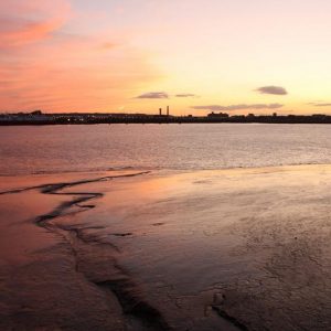 View over the Mersey (16 x 12 inches)